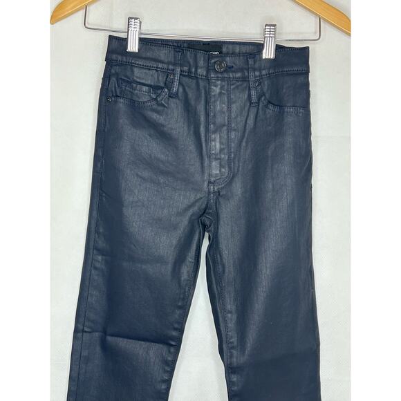 Black Orchid NWT Jeans Women SZ 25 Black Mid Rise Liquify soft Denim Skinny - Picture 2 of 10